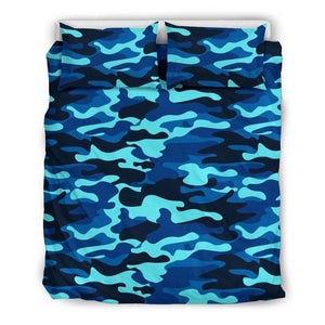 Camouflage Blue Duvet Cover Set - Value Basin