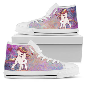 Unicorn White Women's High Top