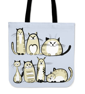 Funny Cat IV Cloth Tote Bag