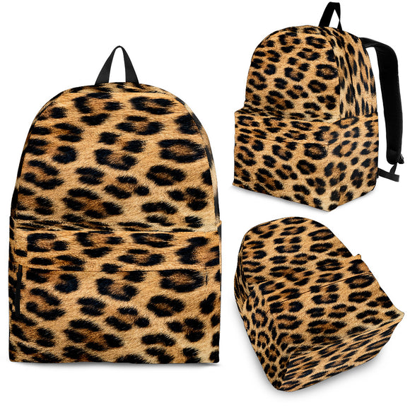 Leopard Fur Print Backpack