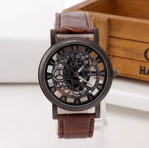 Leather Military / Sport Watch