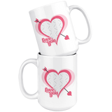 V-Day Personalized Coffee Mug (15oz)