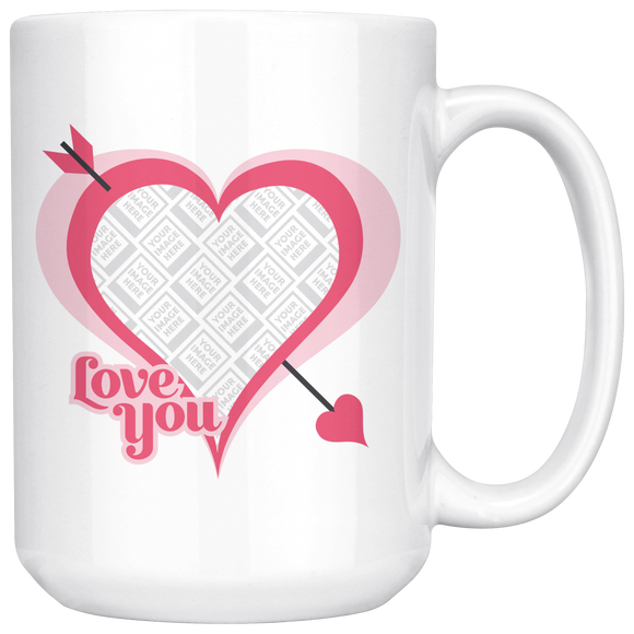 V-Day Personalized Coffee Mug (15oz)
