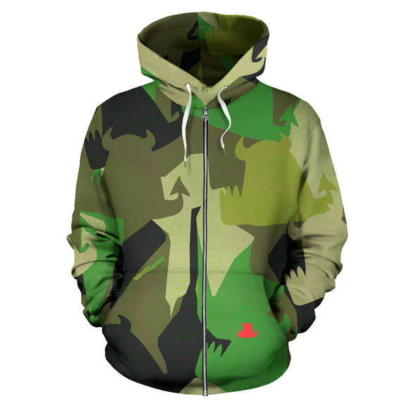 Forest Fun Hoodie with zip