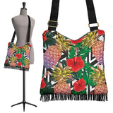 Summer Pineapple Love Crossbody Boho Handbag