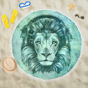Lion Beach Blankets