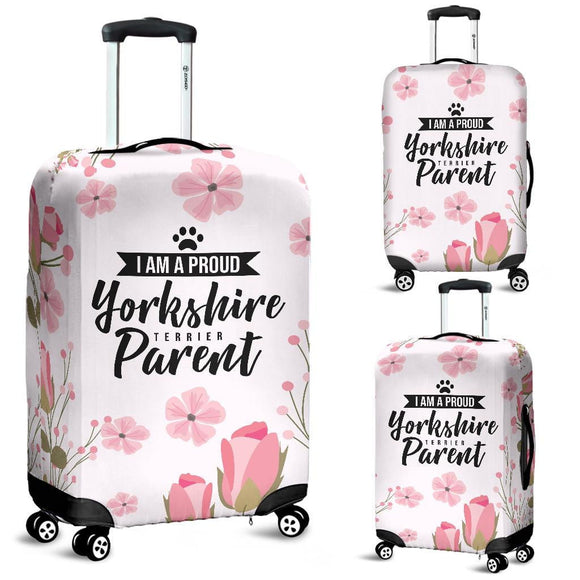 I am proud Yorkshire Terrier Parent Luggage Cover - Value Basin