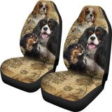 Cavalier King Charles Spaniel Car Seat Covers (Set of 2)