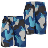 Blue Camouflage Men's Shorts
