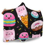 Cats and Donuts Hooded Blanket - Value Basin