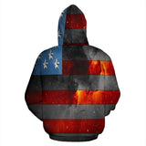 American Space Flag Zip Hoodie