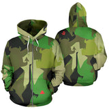 Forest Fun Hoodie with zip