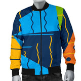 Triangles And Lines Men's Bomber Jacket - Value Basin