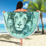 Lion Beach Blankets