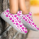 Pink Paw Prints Sport Sneakers - Value Basin
