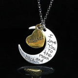 I Love You To The Moon And Back Necklace - Value Basin