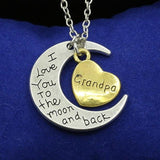 I Love You To The Moon And Back Necklace - Value Basin