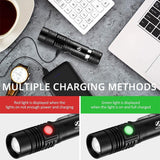 FREE! Ultra Bright LED Tactical Flashlight With USB Charging (Just Pay Shipping) - Value Basin