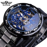 Winner Transparent Royal Wrist Watch
