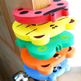 Baby Safety Cute Animal Door Stoppers - 5Pcs